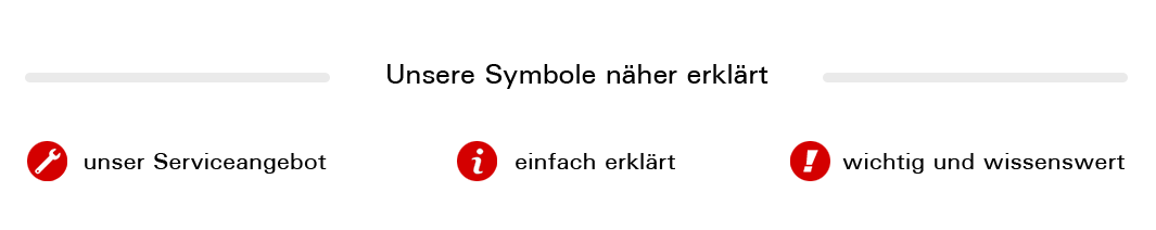 Symbole erklärt Symbole erklärt